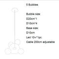 Axyaa Cute Ball Bubble Chandelier for Bedroom and Dining Room