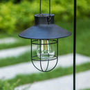 Axya Retro Solar LED Oil Lamp: Portable Flickering Flameless Lantern for Outdoor Decor