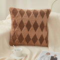 Axyaa Rabbit Hair Pillowcase: Prismatic Decor Sofa Throw Cushion Cover