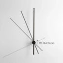 Axyaa Black Nordic LED Wall Lamp for Bedroom Decor & Reading Light