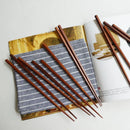 Axya Hexagonal Wooden Chopsticks - Eco-Friendly Japanese Tableware