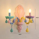 Axyaa Crystal Chandelier: Nordic Princess Girl's Room Lighting