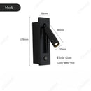 Axyaa LED Adjustable Angle Reading Wall Lamp with Switch for Bedroom Atmosphere