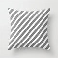 Axyaa Geometric Pillow Covers: Modern Grey Polyester Throw Pillow Cover
