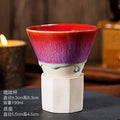 Axyaa Retro Coarse Pottery Coffee Cup - Creative Kiln Ceramic Latte Cup