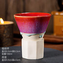 Axyaa Retro Coarse Pottery Coffee Cup - Creative Kiln Ceramic Latte Cup
