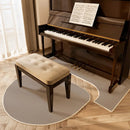 Axyaa Piano Insulation Mat Set Solid Color Irregular Creative Rug Easy Care Rugs