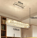 Axyaa Crystal Chandeliers: Modern LED Ceiling Lights for Living Room