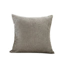 Axyaa Soft Corduroy Cushion Cover in Corn Striped Design for Cozy Living Room Decor.