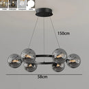 Axyaa Modern LED Circular Pendant Light for Livingroom, Dining Room Chandeliers