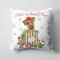 Axyaa Christmas Cute Dog Pillow Cushion Cover