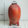 Axyaa Pomegranate Texture Ceramic Vase Modern Plant Pot Floral Room Decor