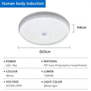 Axyaa LED Ceiling Light with Motion Sensor for Home Entryways & Staircases