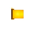 Axyaa Wood Wall Lamp: Japanese Wabi Sabi Retro LED Fabric Shade Light