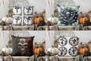 Axyaa Halloween Witch Cartoon Pattern Pillow Cover for Sofa Bedroom Car