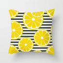Axyaa Fruit Cushion Cover Collection: Avocado Orange Strawberry Print Party Decor