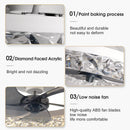 Axyaa 50CM Modern Silent LED Ceiling Fan with Remote for Living Room