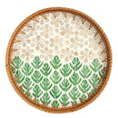 Axyaa Rattan Tray Storage Baskets - Korean Style Shell Decor Crafts for Home