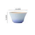 Axyaa 4.5" Ramen Bowls, Set of 8 Colors, Tableware for Kitchen & Dining