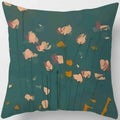 Axyaa Floral Landscape Home Decor Print Pillow Cover