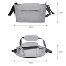 Axyaa Stroller Bag Organizer with Cup Holder Cover for Winter