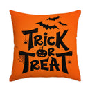 Axyaa Nordic Halloween Linen Pillowcase 45x45cm for Living Room Sofa Decoration