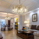 Axyaa Modern Luxury Crystal Chandelier Branch Lighting for Living Room and Bedroom