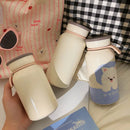 Axyaa Kawaii Puppy Stainless Steel Thermos Water Bottle for Girls