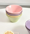 Axyaa Bamboo Hat Bowl Set - High-Temperature Resistant Creative Ceramic Rice Bowls