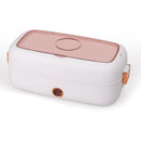 Axyaa Electric Heated Lunch Box - Stainless Steel Food Warmer for Travel and Office