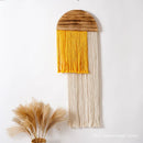 Axyaa Macrame Semicircle Wall Hanging Tapestry for Stylish Home Decor