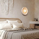 Axyaa Vintage Yellow Travertine LED Wall Lights with Pull Chain Switch