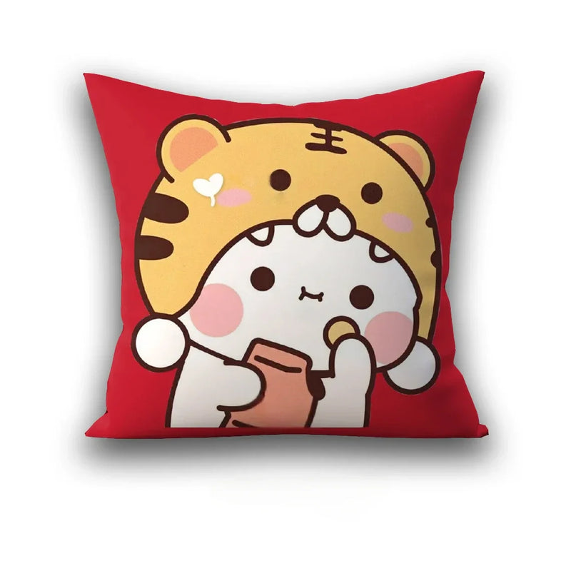 Axyaa 45x45 Cushion Cover, Cute Square Pillowcase, Birthday Wedding Gift