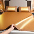 Axyaa Bamboo Cooling Mat 2025: Summer Student Home Comfort, Breathable Washable Bed Sheet