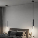 Axyaa Modern LED Pendant Lights: Tube Spotlight Chandelier for Bedroom & Living Room