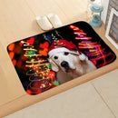 Axyaa Christmas Animal Print Door Mat - Non-Slip Home Decoration
