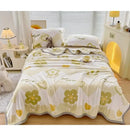 Axyaa Cloud Mink Velvet Cover Blanket - Milk Fiber Printed Blanket