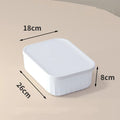 Axyaa Solid Color Storage Box with Cover - Household Organizer for Snacks, Cosmetics, Toys, Clothes
