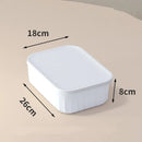 Axyaa Solid Color Storage Box with Cover - Household Organizer for Snacks, Cosmetics, Toys, Clothes