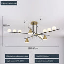 Axyaa Magic Bean Pendant Light: Luxury Nordic Style Chandelier for Home Decor