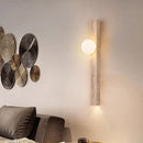 Axyaa Travertine Long Wall Sconce Lamp - Atmosphere Lighting for Living Room Bedroom