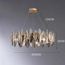 Axyaa Crystal Chandelier, Pendant Lamp for Living Room and Dining Room
