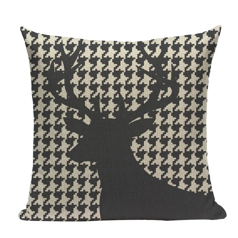 Axyaa Nordic Wildlife Cushion Covers 45x45cm Square Printed Pillow Case