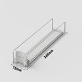 Axyaa Beverage Spring Pusher Organizer for Fridge, Automatic Drink Dispenser Shelf