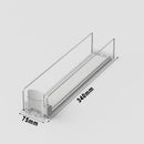 Axyaa Beverage Spring Pusher Organizer for Fridge, Automatic Drink Dispenser Shelf