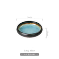 Axyaa 6inch Ceramic Plate Korean Kimchi Salad Dish Single Plate Bowl