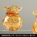 Axyaa Artistic Glass Vase Lucky Bag for Elegant Flower Arrangements