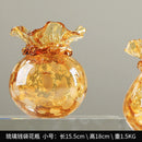 Axyaa Artistic Glass Vase Lucky Bag for Elegant Flower Arrangements