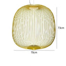 Axyaa Birdcage Pendant Light Nordic Island Chandelier Home Decor Lighting Fixture