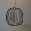 Axyaa Retro LED Spokes Pendant Lamp: Modern Industrial Hanging Light